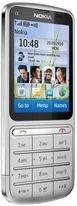 Nokia C3-01 Touch and Type silber
