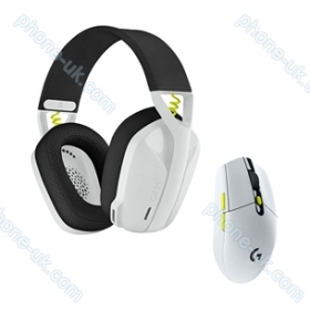 Logitech Wireless Gaming Combo G435 + G305, white and mouse bundle