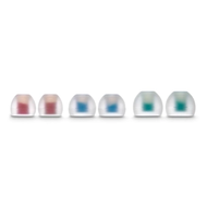 Hama Silicone Replacement Ear Pads, 6 pc, transparent - Earphone pads