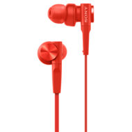 Sony MDR-XB55AP Extra Bass, red