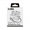 SBS, Apple AirPods Pro, silicone, clear  - Case