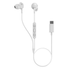 Philips TAE5008BK, USB-C, microphone, white - Wired in-ear earbuds